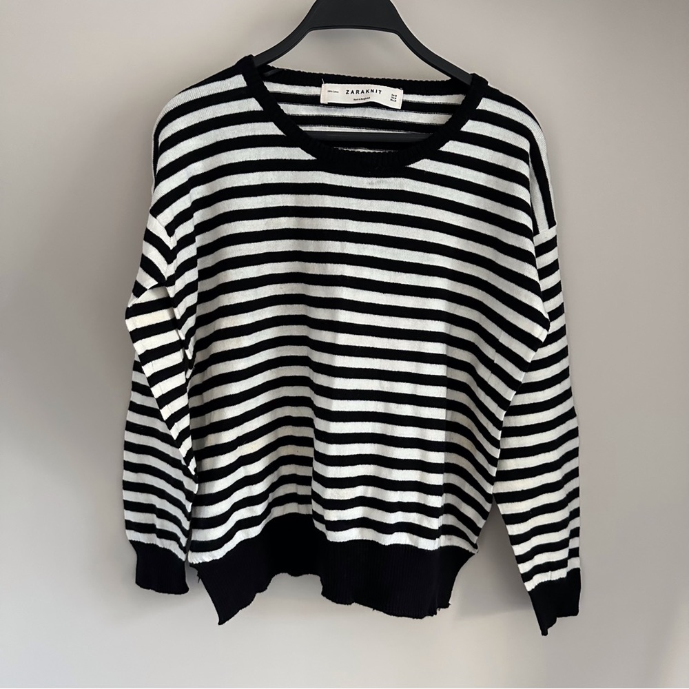 Zara Striped Knit Top